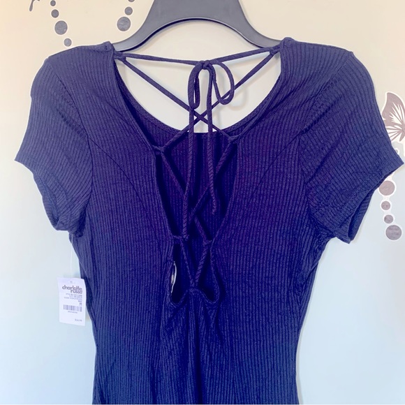 Charlotte Russe Ribbed Stretch Dress - Picture 6 of 6